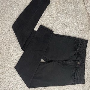 Banana Republic High Rise Black Skinny Jeans